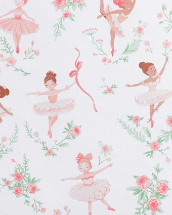 Ballerina Divas Pink Microfiber Comforter print