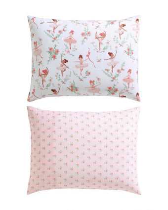 Ballerina Divas Pink Microfiber Comforter view of shams