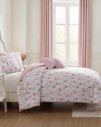 Ballerina Divas Pink Microfiber Comforter side view