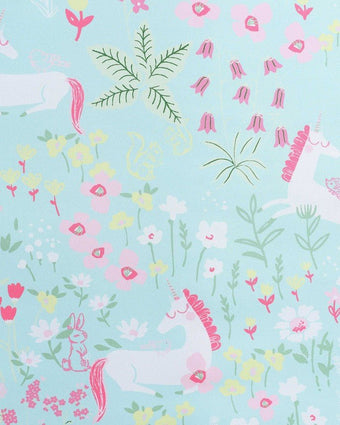 magical unicorn comforter set view of print