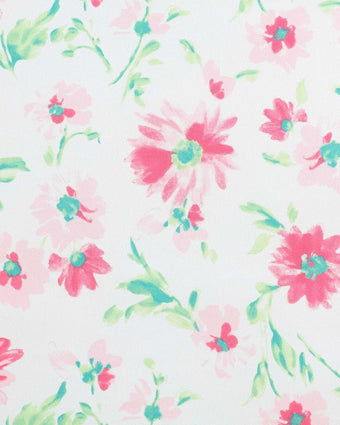 Meadow Daisies Comforter Set close up of print.