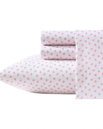 sweet lady bug sheet set folded view