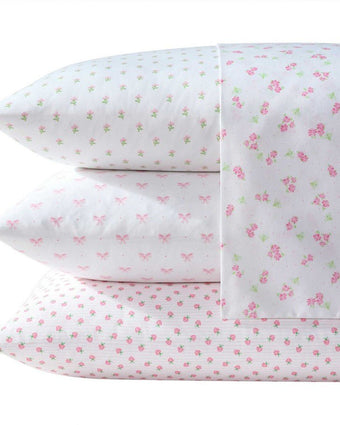 sweet lady bug sheet set view of available prints