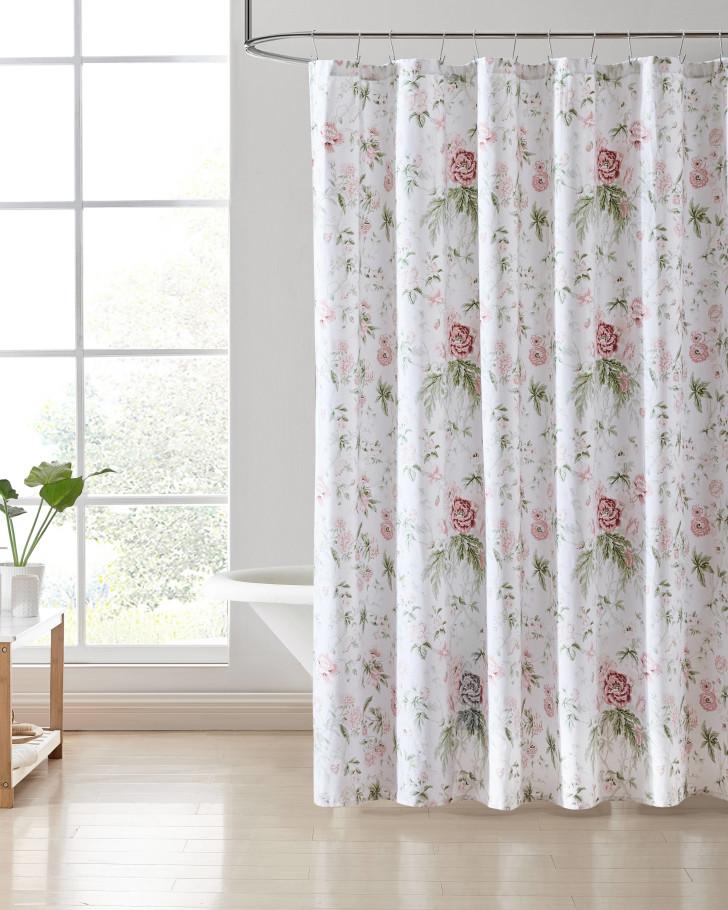Pink Breezy Floral Quilt Set (Twin) - Laura Ashley