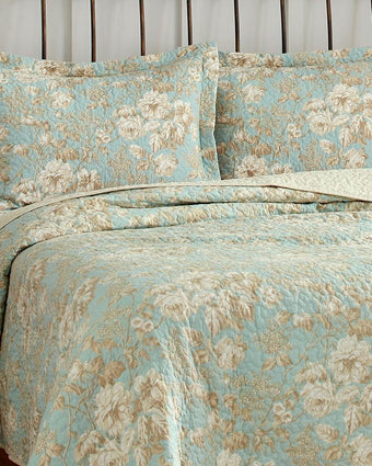 Brompton Reversible Quilt Set - Laura Ashley