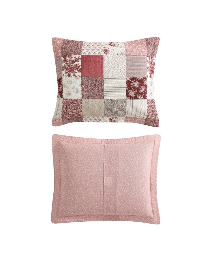 Laura Ashley Celina Patchwork Cotton Reversible Quilt Mini Set