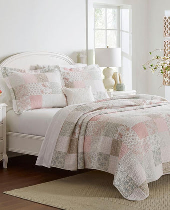 Celina Patchwork Quilt - Laura Ashley