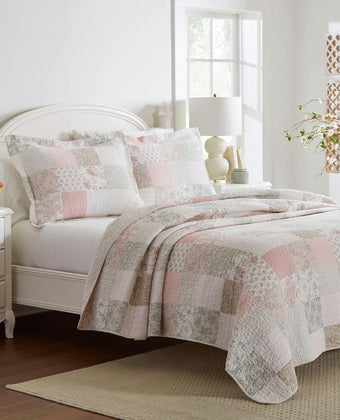 Celina Patchwork Quilt - Laura Ashley