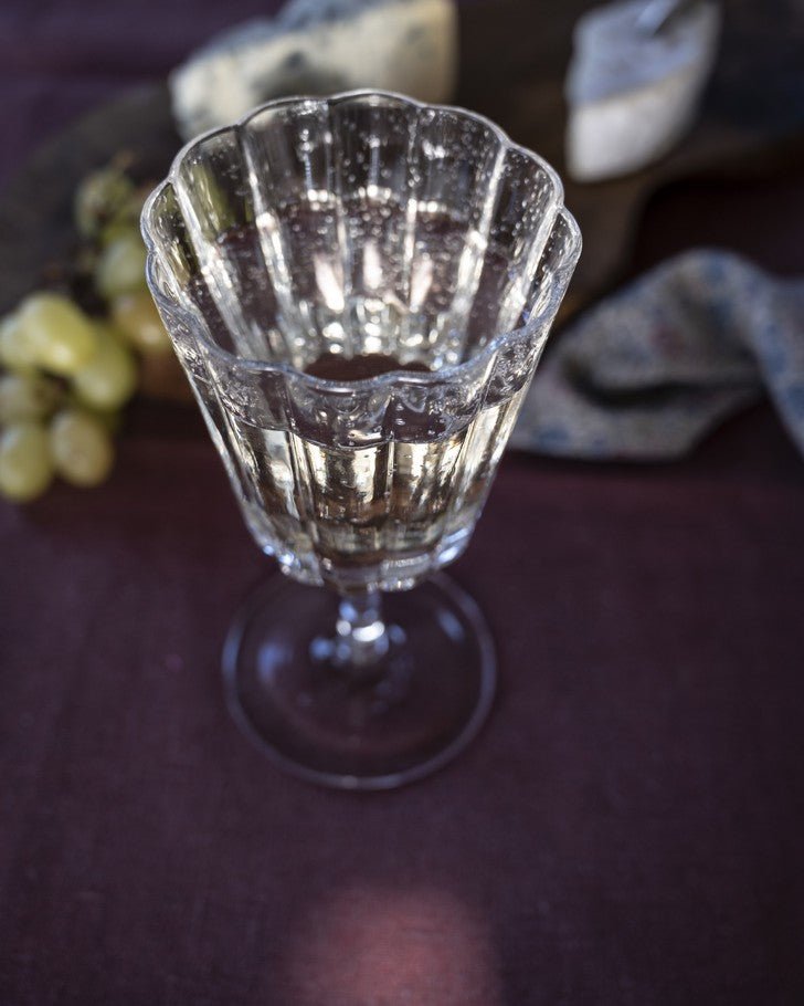 Laura Ashley White Wine Glasses, Set of 4 - Green