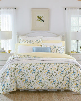 Meadow Floral Blue Duvet Cover Set - Laura Ashley