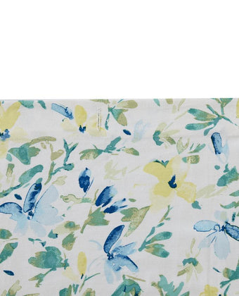 Nora Bright Blue Shower Curtain - Laura Ashley