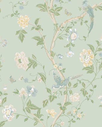 Summer Palace Eau De Nil Wallpaper