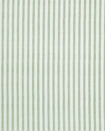 Ticking Stripe Green European Sham Pair - Laura Ashley