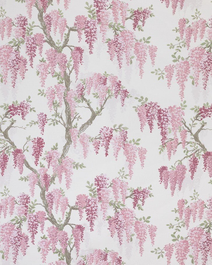 Wisteria Coral Pink Fabric Sample